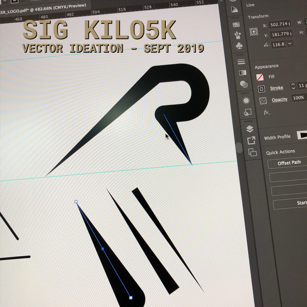 SIG Sauer KILO 5K rangefinder logo design by Lynn Twiss & Scott Smith